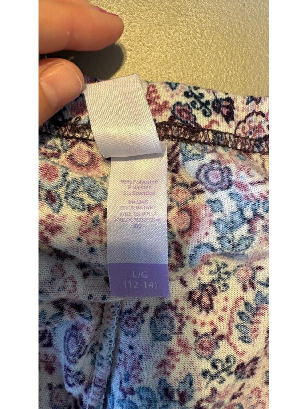 Secret Treasures Women's Floral Print Pajama Set Large - Picture 11 of 15